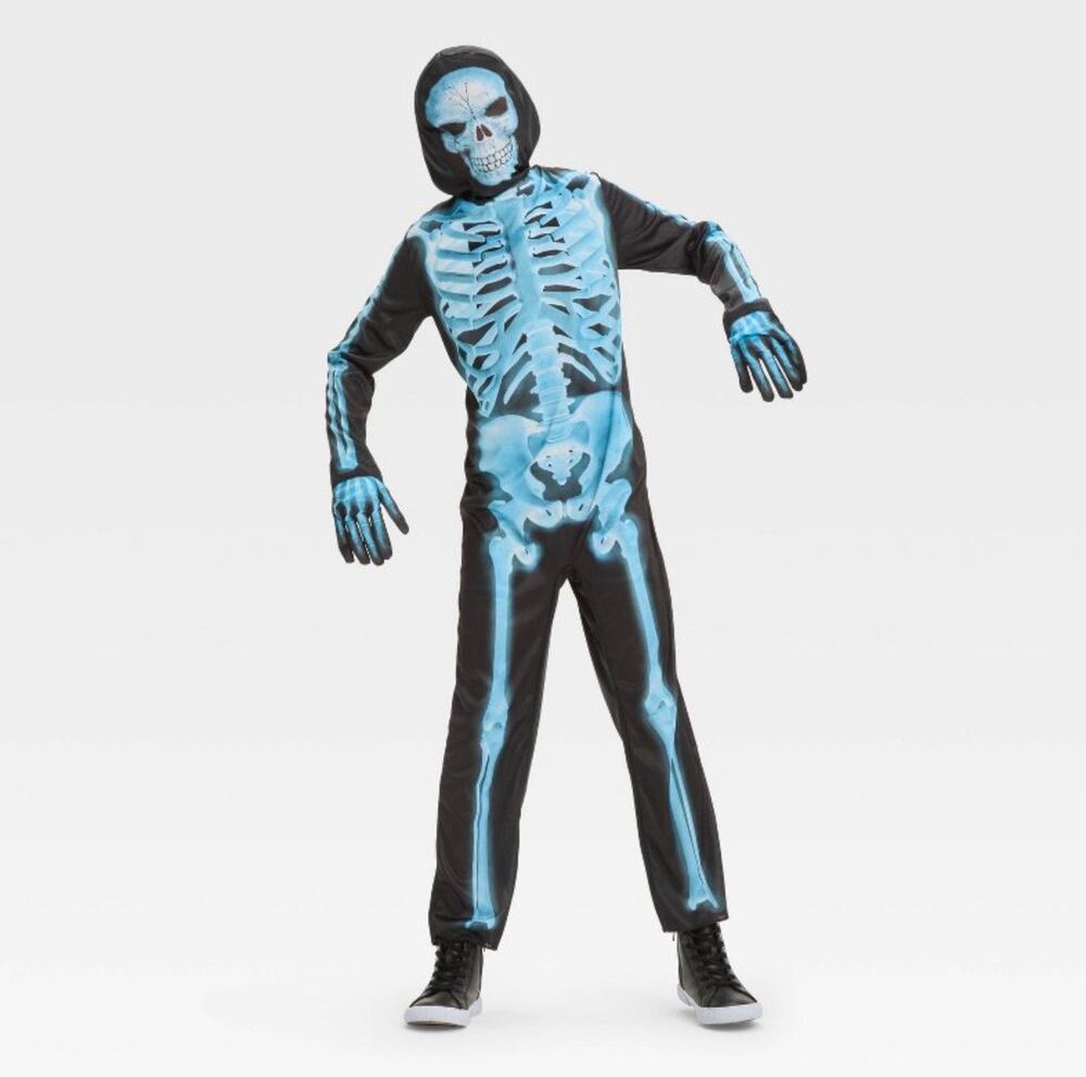 Hyde & EEK! Boutique Kids' X-Ray Skeleton Costume Sz M (8)